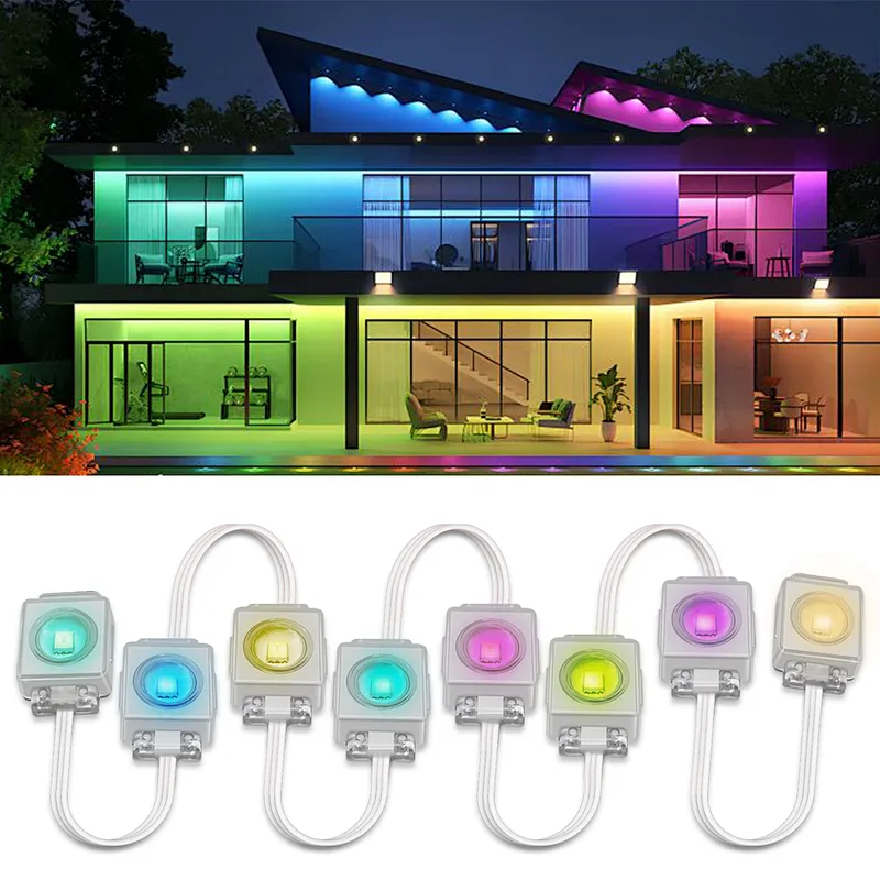 Festival Decoration Lighting DC36V Outdoor Waterproof RGB LED Pixel Light Strip